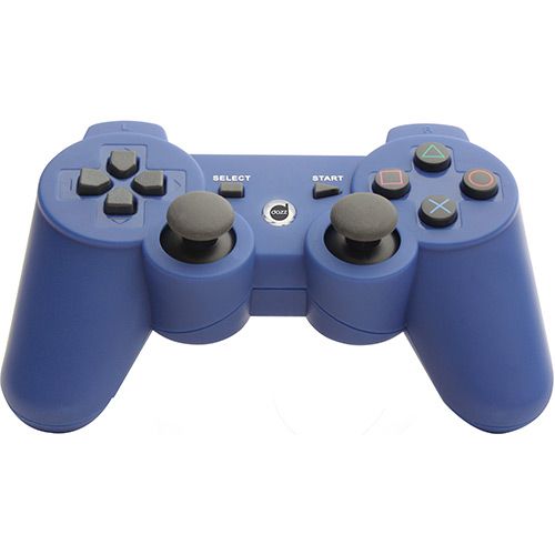 Controle Dual Shock Bluetooth p/ PS3 - Dazz Azul